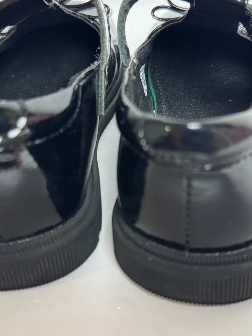 NEW Taranis Girl Toddler Flat Shoes Bow & Strap Black Mary Janes Size 9.5 EU 26